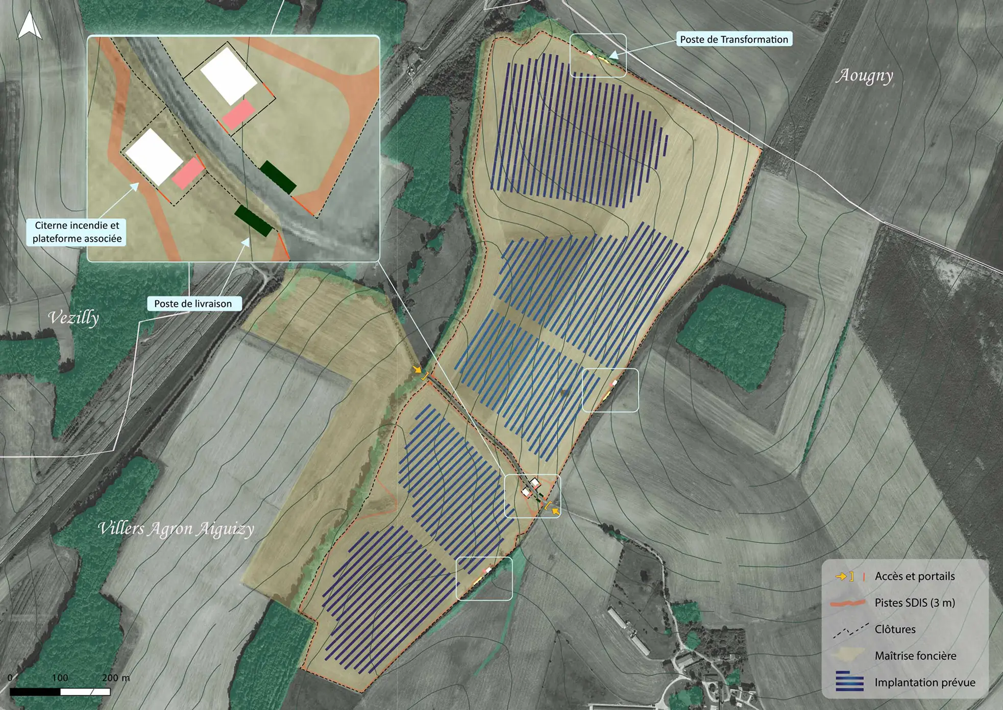 Carte d’implantation